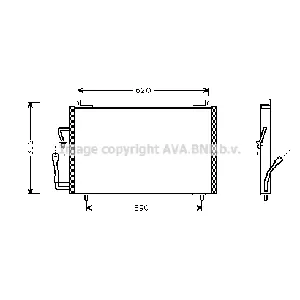 Kondenzator, klima-uređaj AVA COOLING PE5182 AVA IC-G0RIYB