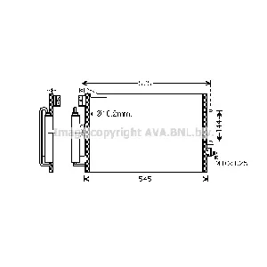 Kondenzator, klima-uređaj AVA COOLING RT5395D AVA IC-G0RMDH