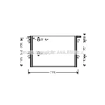Kondenzator, klima-uređaj AVA COOLING RTA5297 AVA IC-G0RIV8