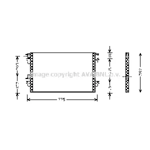 Kondenzator, klima-uređaj AVA COOLING RTA5366 AVA IC-G0RIX6