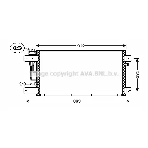 Kondenzator, klima-uređaj AVA COOLING SC5019 AVA IC-G0RLI5