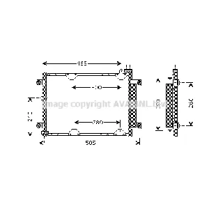 Kondenzator, klima-uređaj AVA COOLING SZ5075D AVA IC-G0RK2Q