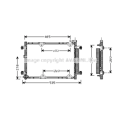 Kondenzator, klima-uređaj AVA COOLING SZ5075D AVA IC-G0RK2Q