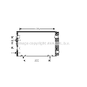Kondenzator, klima-uređaj AVA COOLING TO5288D AVA IC-G0RIXE