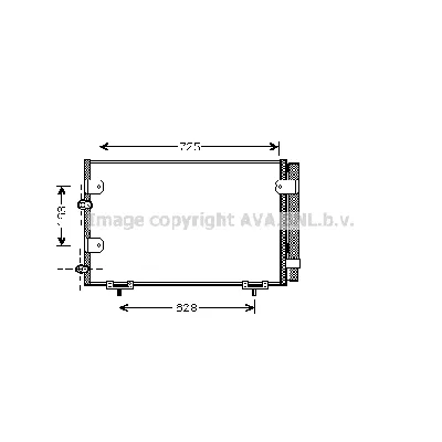 Kondenzator, klima-uređaj AVA COOLING TO5288D AVA IC-G0RIXE