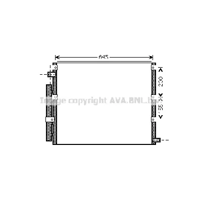 Kondenzator, klima-uređaj AVA COOLING TO5380D AVA IC-G0RLLA