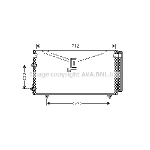 Kondenzator, klima-uređaj AVA COOLING TO5383D AVA IC-G0RITJ