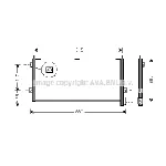 Kondenzator, klima-uređaj AVA COOLING VL5025 AVA IC-G0RLHQ