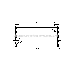 Kondenzator, klima-uređaj AVA COOLING VL5081 AVA IC-G0RLHF