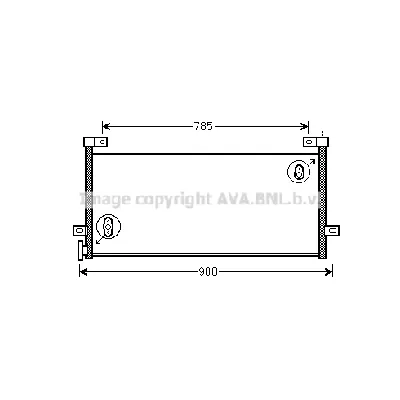 Kondenzator, klima-uređaj AVA COOLING VL5081 AVA IC-G0RLHF