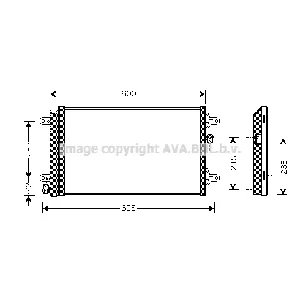 Kondenzator, klima-uređaj AVA COOLING VNA5183D AVA IC-G0RJ14