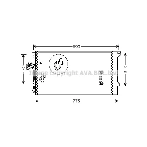 Kondenzator, klima-uređaj AVA COOLING VNA5244D AVA IC-G0RLET