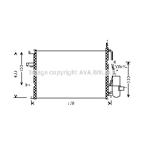 Kondenzator, klima-uređaj AVA COOLING VO5107D AVA IC-G0RLD4