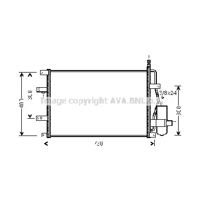 Kondenzator, klima-uređaj AVA COOLING VO5107D AVA IC-G0RLD4