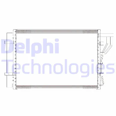 Kondenzator, klima-uređaj DELPHI CF20302 IC-E623E6