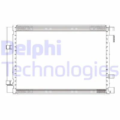 Kondenzator, klima-uređaj DELPHI CF20306 IC-E623E9