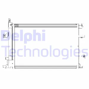 Kondenzator, klima-uređaj DELPHI CF20316 IC-F7B04A