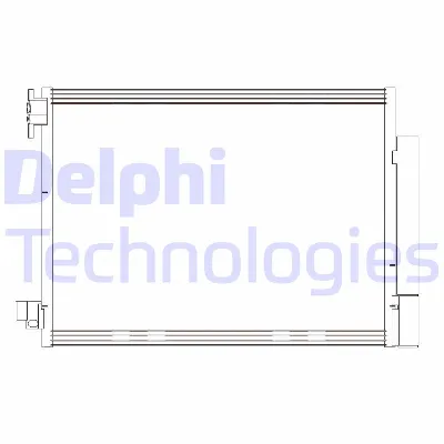 Kondenzator, klima-uređaj DELPHI CF20415 IC-F7B053