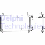 Kondenzator, klima-uređaj DELPHI TSP0225413 IC-A3DF56