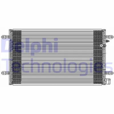 Kondenzator, klima-uređaj DELPHI TSP0225591 IC-BB96E1