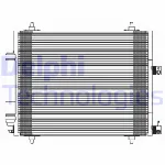 Kondenzator, klima-uređaj DELPHI TSP0225595 IC-BB96D9