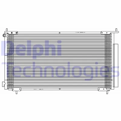 Kondenzator, klima-uređaj DELPHI TSP0225596 IC-BB96E3