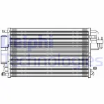 Kondenzator, klima-uređaj DELPHI TSP0225600 IC-BB96E7