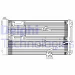 Kondenzator, klima-uređaj DELPHI TSP0225610 IC-BB96F1