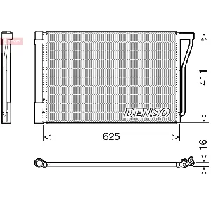 Kondenzator, klima-uređaj DENSO DCN05022 IC-G0NKBD