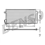 Kondenzator, klima-uređaj DENSO DCN09018 IC-C0B794