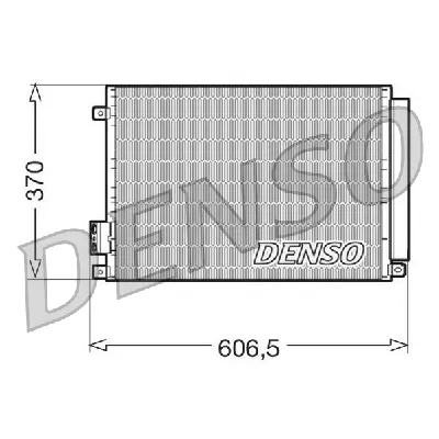 Kondenzator, klima-uređaj DENSO DCN09045 IC-C0B799