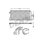 Kondenzator, klima-uređaj DENSO DCN13110 IC-C0B7E1