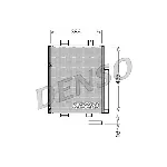 Kondenzator, klima-uređaj DENSO DCN35001 IC-C0B84E