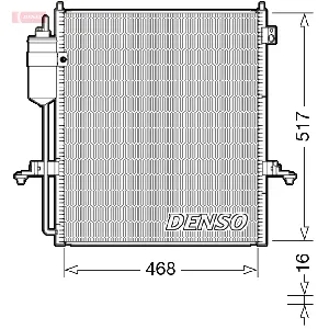 Kondenzator, klima-uređaj DENSO DCN45004 IC-G0K6OH