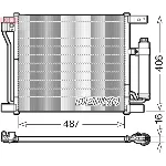 Kondenzator, klima-uređaj DENSO DCN46021 IC-DCA707