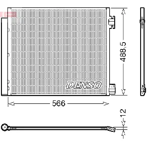 Kondenzator, klima-uređaj DENSO DCN46026 IC-G0NKCZ