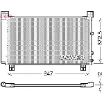 Kondenzator, klima-uređaj DENSO DCN50053 IC-E534E0