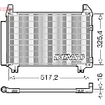 Kondenzator, klima-uređaj DENSO DCN50101 IC-E4F2BB