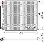 Kondenzator, klima-uređaj DENSO DCN50113 IC-G0OMMT
