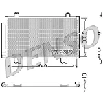 Kondenzator, klima-uređaj DENSO DCN51005 IC-C54C54