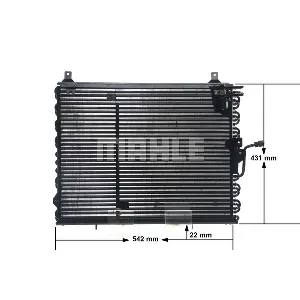 Kondenzator, klima-uređaj MAHLE AC 150 000S IC-G0LLJP