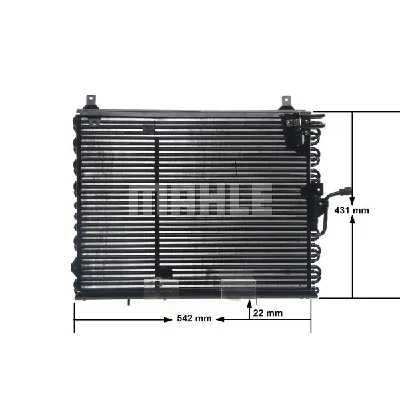Kondenzator, klima-uređaj MAHLE AC 150 000S IC-G0LLJP
