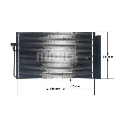 Kondenzator, klima-uređaj MAHLE AC 345 000S IC-G0LLQ3