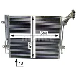 Kondenzator, klima-uređaj MAHLE AC 849 000S IC-G0LM4F