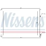 Kondenzator, klima-uređaj NISSENS NIS 940012 IC-AFE4FF