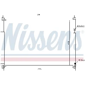 Kondenzator, klima-uređaj NISSENS NIS 940012 IC-AFE4FF