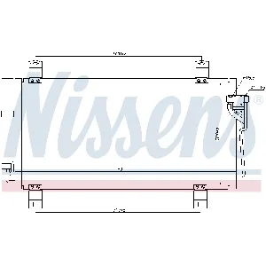 Kondenzator, klima-uređaj NISSENS NIS 940032 IC-B75BBB