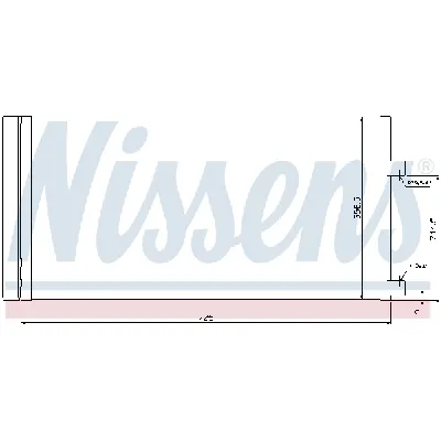 Kondenzator, klima-uređaj NISSENS NIS 940034 IC-B2B035