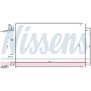 Kondenzator, klima-uređaj NISSENS NIS 940038 IC-B2B030