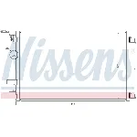 Kondenzator, klima-uređaj NISSENS NIS 940040 IC-B2B02F